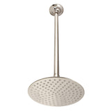 Trimscape 7-3/4 Inch Round Raindrop Brass Shower Head with 17-Inch Ceiling Mount Shower Arm