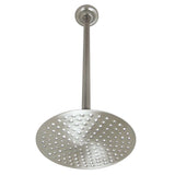 Trimscape 7-3/4 Inch Round Raindrop Brass Shower Head with 17-Inch Ceiling Mount Shower Arm