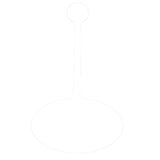 Trimscape 7-3/4 Inch Round Raindrop Brass Shower Head with 17-Inch Ceiling Mount Shower Arm