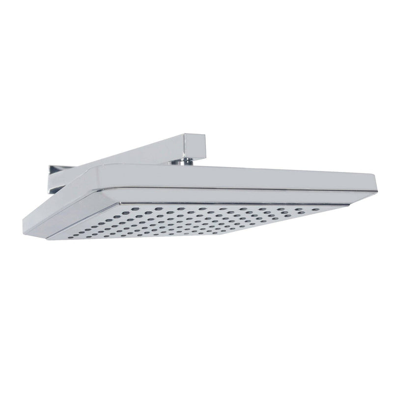 Shower Scape 9-5/8-Inch Square Raindrop ABS Shower Head with 15-3/4-Inch Shower Arm