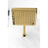 Shower Scape 9-5/8-Inch Square Raindrop ABS Shower Head with 15-3/4-Inch Shower Arm