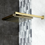 Shower Scape 9-5/8-Inch Square Raindrop ABS Shower Head with 15-3/4-Inch Shower Arm