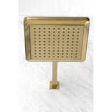 Shower Scape 9-5/8-Inch Square Raindrop ABS Shower Head with 15-3/4-Inch Shower Arm