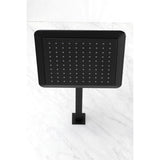 Claremont 9-5/8 Inch Square Raindrop ABS Shower Head with 15-3/4 Inch Shower Arm