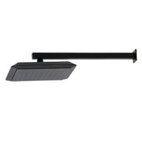 Claremont 9-5/8 Inch Square Raindrop ABS Shower Head with 15-3/4 Inch Shower Arm