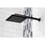 Claremont 9-5/8 Inch Square Raindrop ABS Shower Head with 15-3/4 Inch Shower Arm