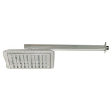 Claremont 9-5/8 Inch Square Raindrop ABS Shower Head with 15-3/4 Inch Shower Arm