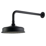 Trimscape 8-Inch Round Brass Shower Head with 17-Inch Ceiling Mounted Shower Arm