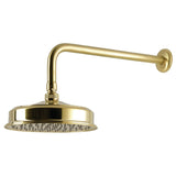 Trimscape 8-Inch Round Brass Shower Head with 17-Inch Ceiling Mounted Shower Arm
