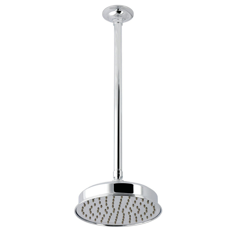 Trimscape 8-Inch Round Brass Shower Head with 17-Inch Ceiling Mounted Shower Arm