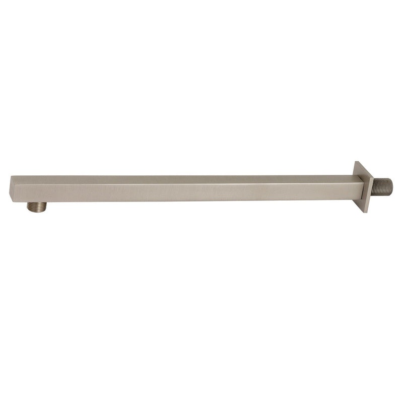 Claremont 15-3/4 Inch Rain Drop Square Shower Arm with Square Flange