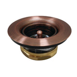 Tacoma Stainless Steel Bar Sink Basket Strainer with Brass Nut