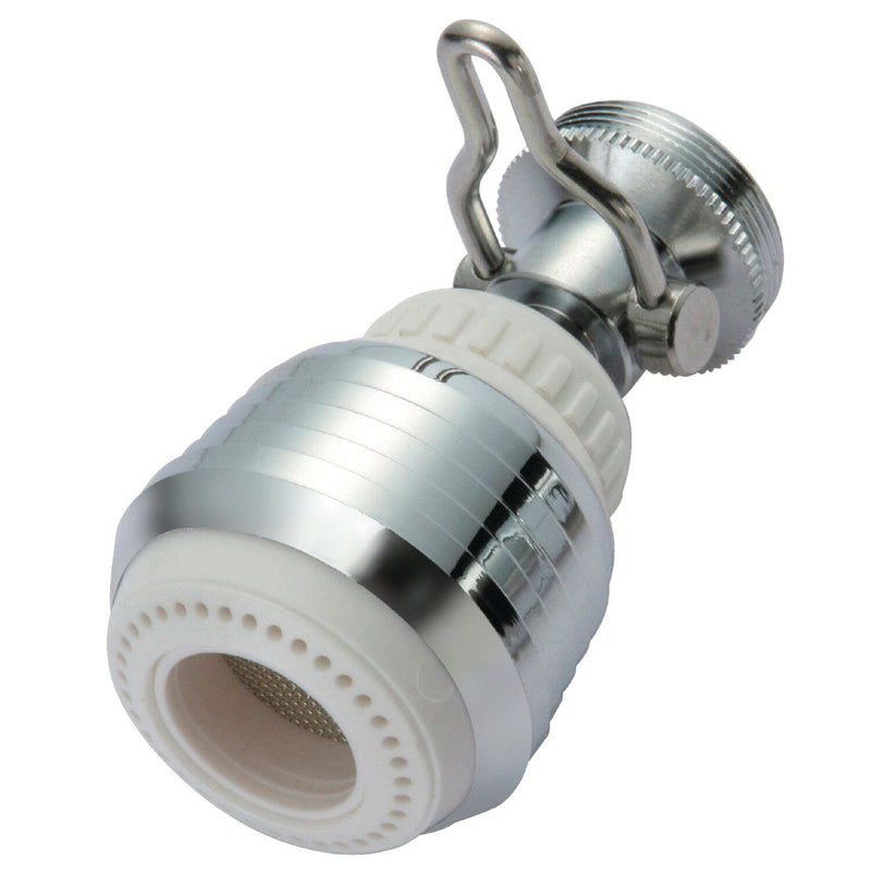 Complement 2.0 GPM Swivel Kitchen Aerator With Handley Lever Pause Stop Valve