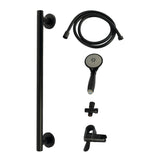 Made to Match Shower System with Slide/Grab Bar and Hand Shower