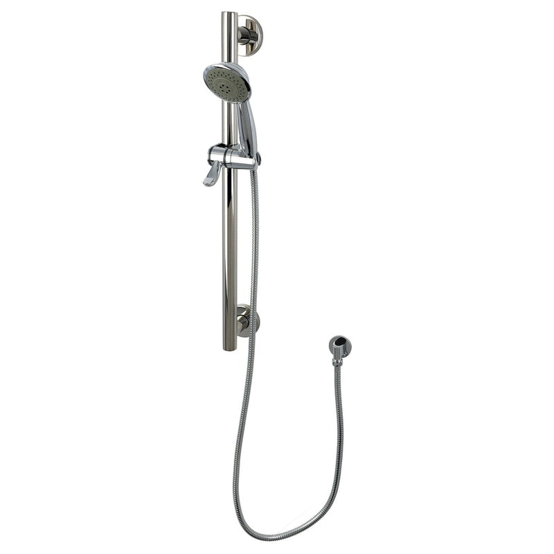 Made To Match Shower System with Slide/Grab Bar and Hand Shower