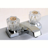 Columbia Double-Handle 3-Hole Deck Mount 4-Inch Centerset Bathroom Faucet