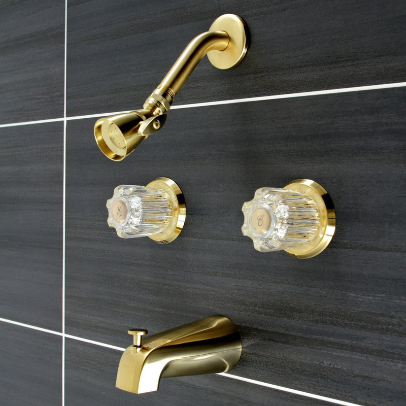 Americana Double-Handle Tub and Shower Faucet