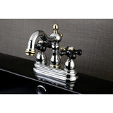 Duchess Double-Handle 3-Hole Deck Mount 4-Inch Centerset Bathroom Faucet with Pop-Up Drain