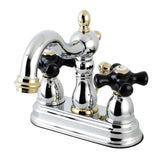 Duchess Double-Handle 3-Hole Deck Mount 4-Inch Centerset Bathroom Faucet with Pop-Up Drain