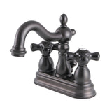 Duchess Double-Handle 3-Hole Deck Mount 4-Inch Centerset Bathroom Faucet with Pop-Up Drain