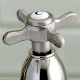 Essex Double-Handle 3-Hole Deck Mount 4-Inch Centerset Bathroom Faucet with Pop-Up Drain