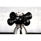Duchess Two-Handle 4-Hole 8" Centerset Kitchen Faucet with Brass Sprayer