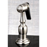 Duchess Two-Handle 4-Hole 8" Centerset Kitchen Faucet with Brass Sprayer