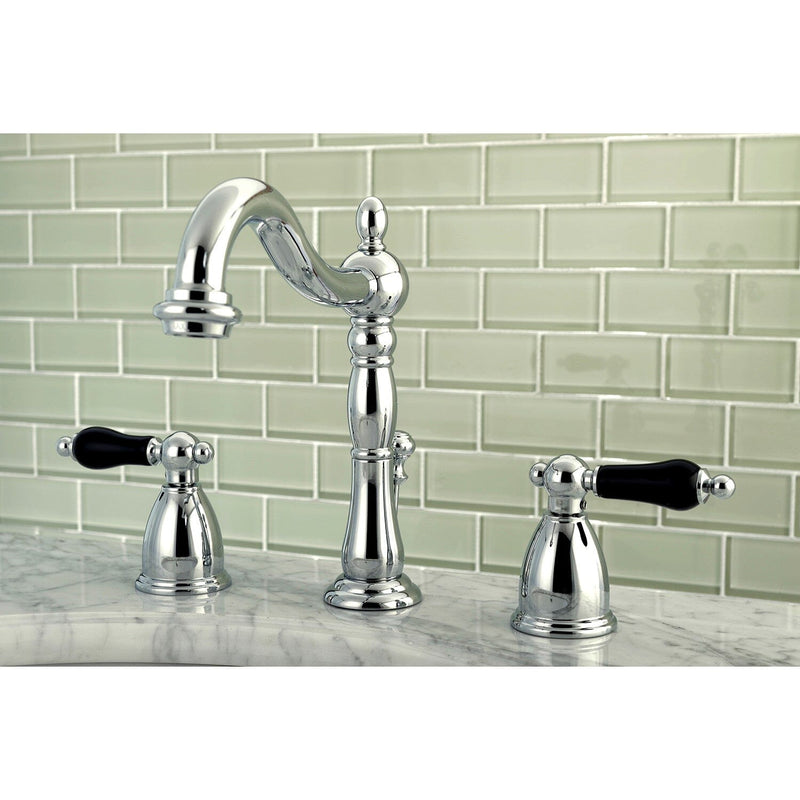 Duchess Two-Handle 3-Hole Deck Mount Widespread Bathroom Faucet with Pop-Up Drain