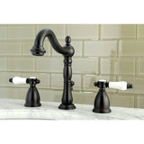 Bel-Air Two-Handle 3-Hole Deck Mount Widespread Bathroom Faucet with Pop-Up Drain