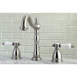 Bel-Air Two-Handle 3-Hole Deck Mount Widespread Bathroom Faucet with Pop-Up Drain