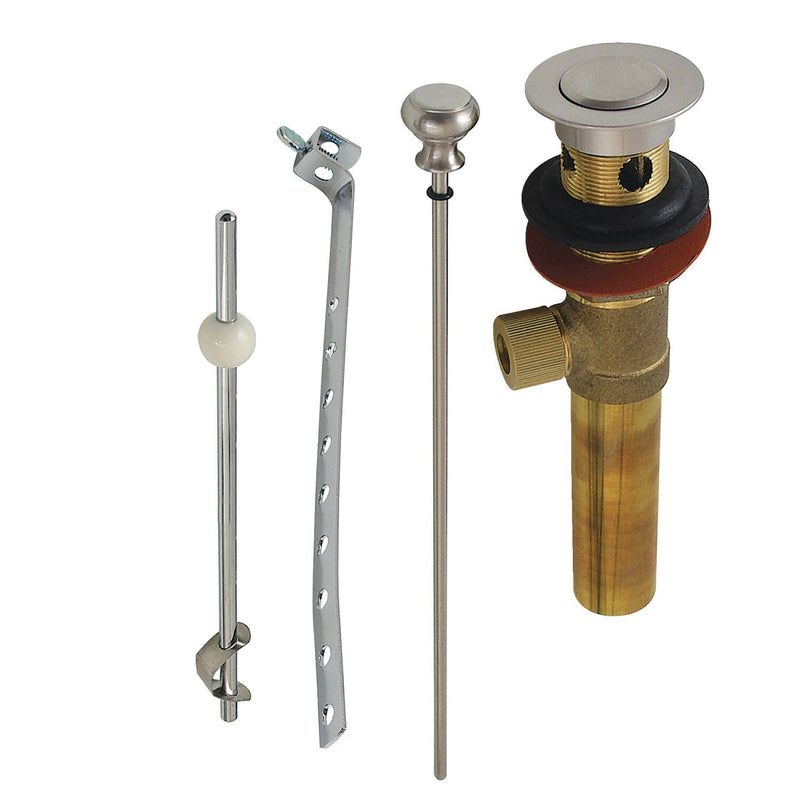 Trimscape Brass Pop-Up Bathroom Sink Drain with Overflow, 22 Gauge