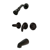 Legacy Triple-Handle Tub and Shower Faucet