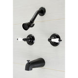 Victorian Double-Handle Tub and Shower Faucet