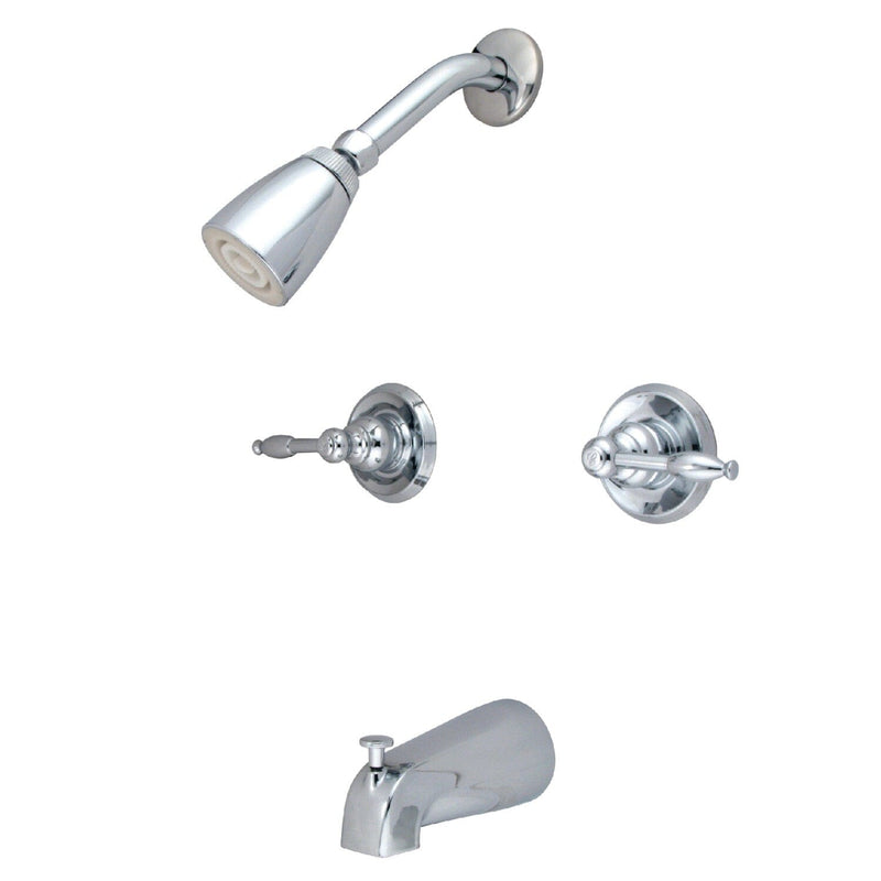 Knight Double-Handle Tub and Shower Faucet