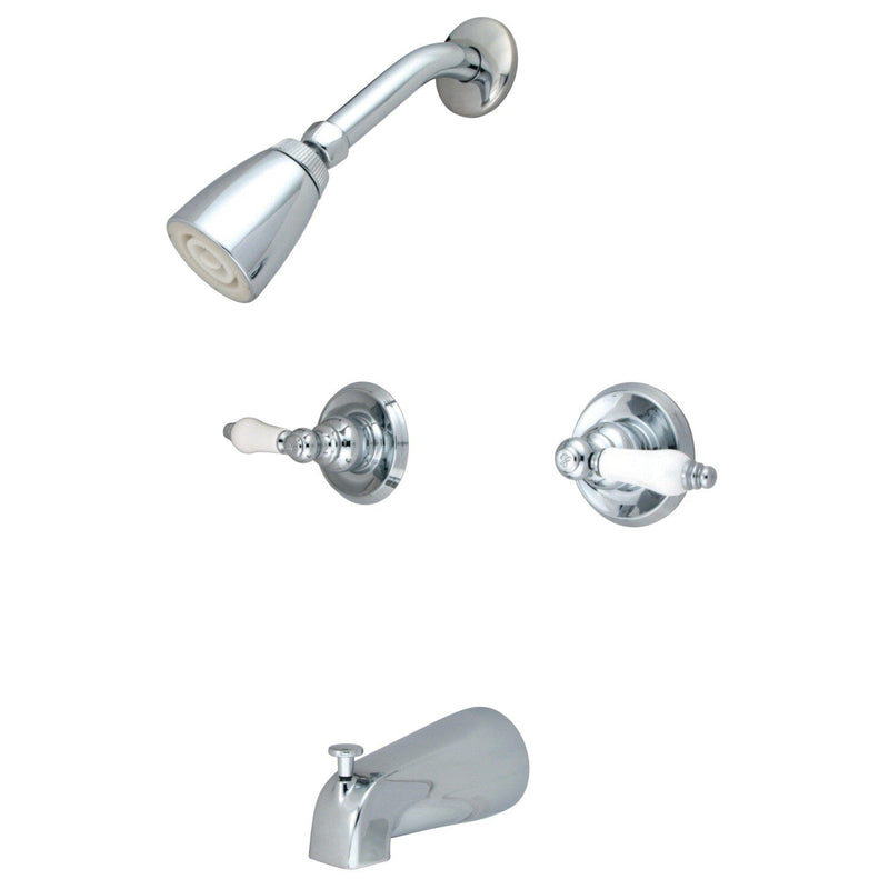 Victorian Double-Handle Tub and Shower Faucet