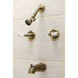 Victorian Double-Handle Tub and Shower Faucet