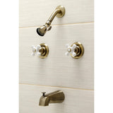 Victorian Double-Handle Tub and Shower Faucet