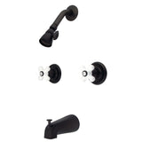 Victorian Double-Handle Tub and Shower Faucet