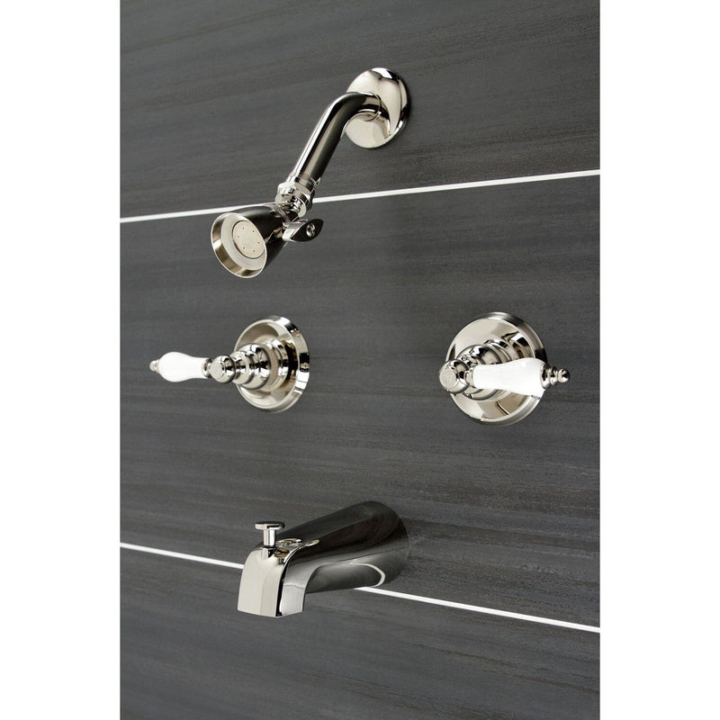Victorian Double-Handle Tub and Shower Faucet