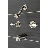 Victorian Double-Handle Tub and Shower Faucet