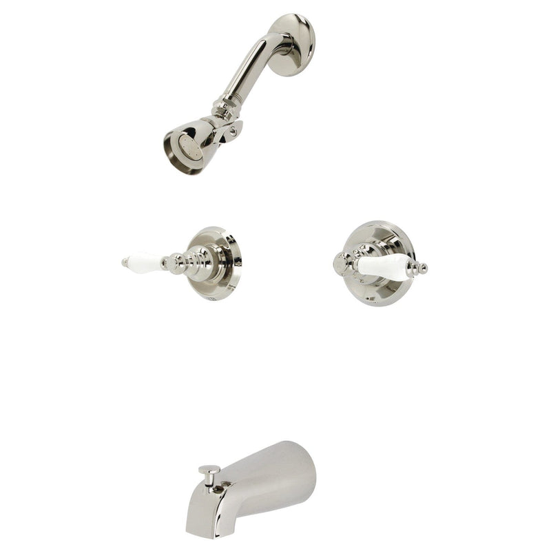 Victorian Double-Handle Tub and Shower Faucet