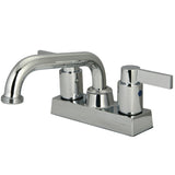 NuvoFusion Double-Handle 2-Hole Deck Mount Laundry Faucet