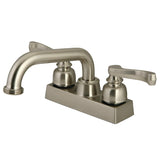 Double-Handle 2-Hole Deck Mount Laundry Faucet