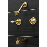 Victorian Double-Handle Tub and Shower Faucet