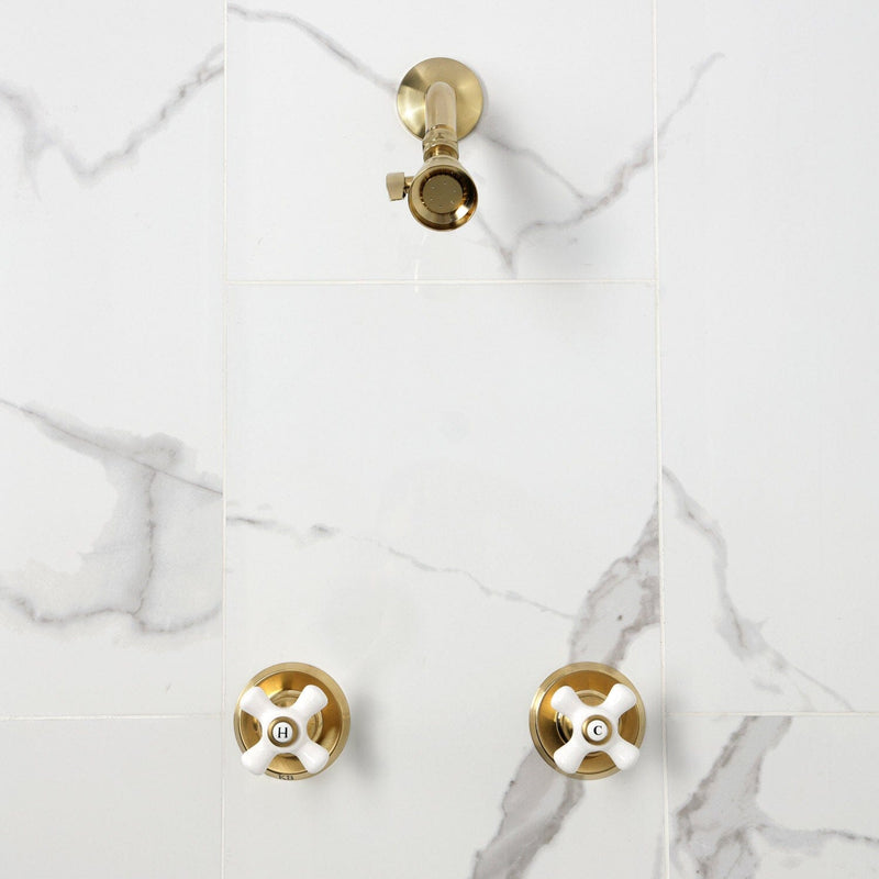 Victorian Double-Handle Shower Faucet