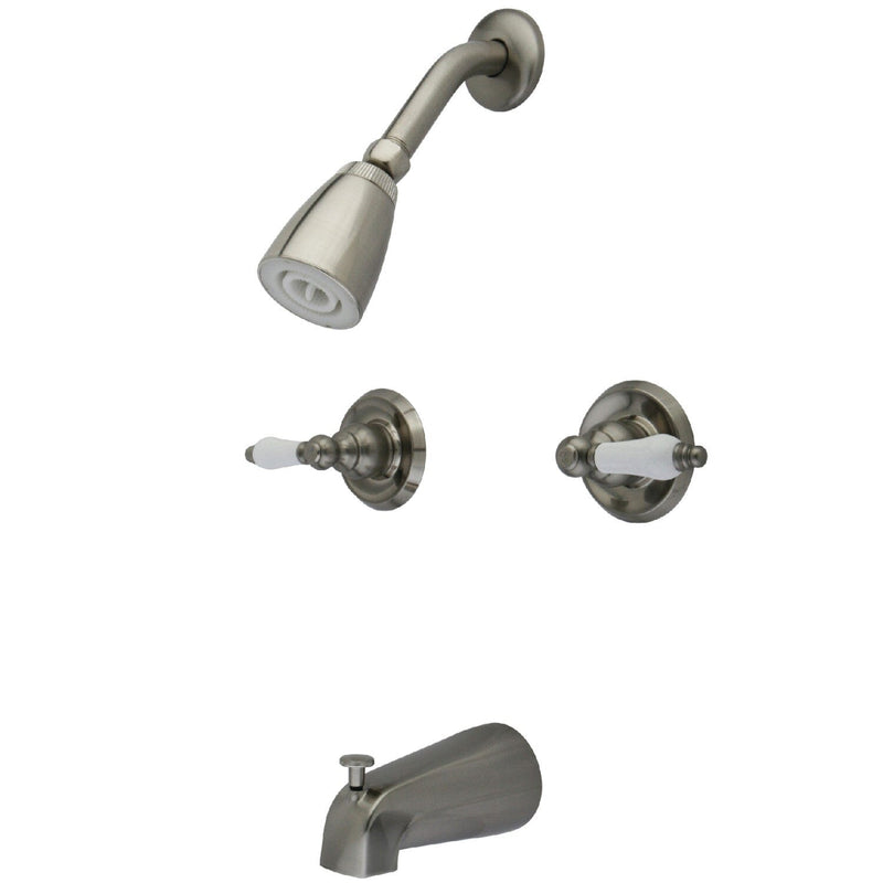 Victorian Double-Handle Tub and Shower Faucet