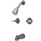Victorian Double-Handle Tub and Shower Faucet