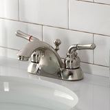 Naples Double-Handle 3-Hole Deck Mount 4-Inch Centerset Bathroom Faucet with ABS Pop-Up Drain