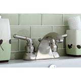 Naples Double-Handle 3-Hole Deck Mount 4-Inch Centerset Bathroom Faucet