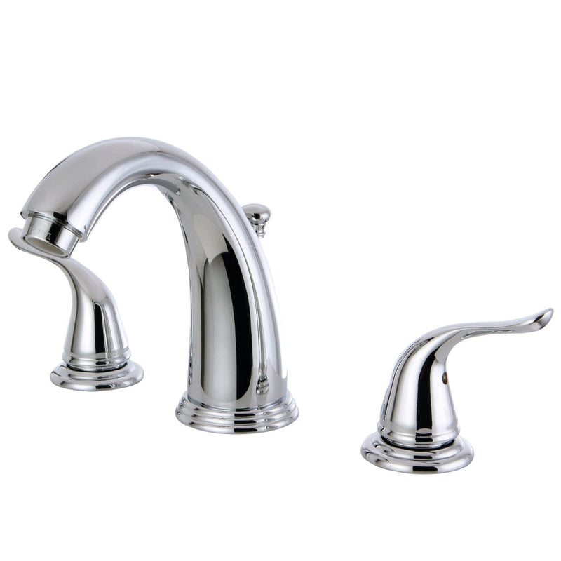 Yosemite Two-Handle 3-Hole Deck Mount Widespread Bathroom Faucet with Pop-Up Drain